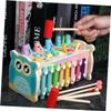 WHAMVOX Wooden S Hammer Beating Musical Instrument and Fishing Game for Smooth Edges Small Hands Design Educational Play for Boys view 3