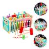 WHAMVOX Wooden S Hammer Beating Musical Instrument and Fishing Game for Smooth Edges Small Hands Design Educational Play for Boys view 4