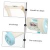 KONTONTY Simulated Shopping Cart with Dolls Storage Rack Supermarket Push Cart for Encourages Role Play Imaginative Storytelling and Walking Skill Development Blue view 2