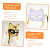 BCOATH Luminous Half Face Tiger Mask with Strap Dark Party Supply for Halloween Cosplay Role-playing and Fancy Dress Festivals view 3