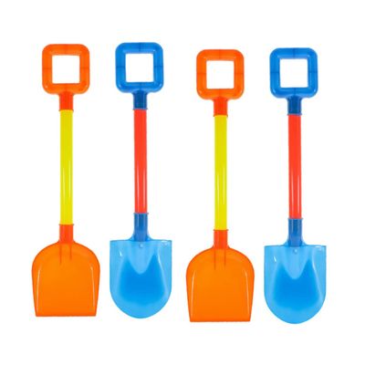 BCOATH 8pcs Sand Shovel Long Handle Plastic Beach for Summer Outdoor Play Easy Grip Shovels for Boys for Sandbox Park Backyard and Party Favors Random Color