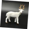 BCOATH Miniature Simulated Wild Deer Figurine Animal Model for Educational Crafts and Christmas Decor Lightweight Small Reindeer Ornament for Home Table Display view 2