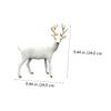 BCOATH Miniature Simulated Wild Deer Figurine Animal Model for Educational Crafts and Christmas Decor Lightweight Small Reindeer Ornament for Home Table Display view 3