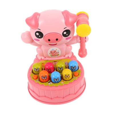Totority Interactive Whack A Pig Age with Creative Cartoon Design Educational Game for Cognitive Development and Fine Motor Skills Fun Pounding Activity for Boys