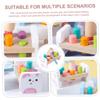 LALADEFIEE Wooden Cartoon Hammering for Early Education Portable Lightweight Adorable Whack Game Developing Brain Reaction Skills view 4
