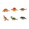 BCOATH 50pcs Plastic Dinosaur Set with Simulation Plants Dinosaur Models for Educational Fine Motor Skill Building Bucket Pack view 2