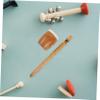 BRIGHTFUFU Handmade Wooden Frog Guiro Percussion Instrument with Mallet Stick for Music Education Creative Play Sustainable Wood Craft view 4
