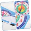 KONTONTY Telling Teaching Clock Board for Movable Hands Analog Learning for Teachers Interactive Educational Tool for Home School Classroom Use view 2