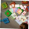 BCOATH Flash Cards Learning for Ages Portable Educational Cards with Letters Numbers Shapes Colors for Home School Travel Early Cognitive Development and Birthday view 3
