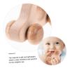 CONGARTENO Wooden Car with Inertial Push Function Lightweight Grasping Plaything for Finger Strength and Wrist Exercise Safe Sanded Smooth Edges Educational Model view 3
