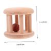 BCOATH Wooden Rattle for Boy Girl Years Old Early Educational Sensory Handbell Plaything Natural Wood Material Development for Indoor Outdoor Use view 2