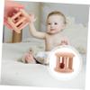 BCOATH Wooden Rattle for Boy Girl Years Old Early Educational Sensory Handbell Plaything Natural Wood Material Development for Indoor Outdoor Use view 4