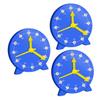 KOMBIUDA 3pcs Classroom Clock Model for Early Learning Teaching Tool with Detachable Seconds Pointer Educational Aid for Elementary School view 1