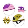 BCOATH 5pcs Animal Felt Masks for Party and Cosplay Elephant Tiger Hippo Giraffe Zebra Eye Masks for Costume Dress-up and Performance view 3