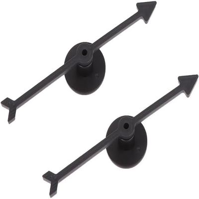 2Pcs Spinner Game Engaging Board Arrow Set Home and School Party Spinners Plastic Craft with Suction Cup Board Games Accessories (Black)