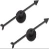 2Pcs Spinner Game Engaging Board Arrow Set Home and School Party Spinners Plastic Craft with Suction Cup Board Games Accessories (Black) view 1