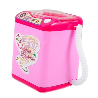 COOLHIYA Automatic Mini Washing Machine for Realistic Simulation Household Appliance Model Tiny Plastic Laundry Tool Play for Enjoyment Skill Development Birthday