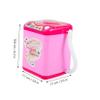 COOLHIYA Automatic Mini Washing Machine for Realistic Simulation Household Appliance Model Tiny Plastic Laundry Tool Play for Enjoyment Skill Development Birthday view 2