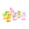 Gogogmee 6pcs Plush Clockwork Adorable Chick and Bunny Wind-up Animals for Boys and Easter Party Favors with Safe Soft Material and Realistic Movement view 1
