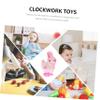 Gogogmee 6pcs Plush Clockwork Adorable Chick and Bunny Wind-up Animals for Boys and Easter Party Favors with Safe Soft Material and Realistic Movement view 3