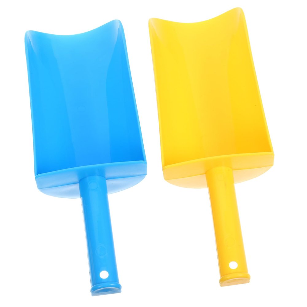 BCOATH 2pcs Beach Sand Shovels Scooping Spades for PP Material Safe Rounded Edges Multifunctional Outdoor for Garden Pool and Sand Play
