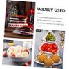 HAKIDZEL 10pcs Graduation Party Cake Picks Paper Cupcake Toppers Class of Congrats Decorative Cake Insert for Dessert Fruit Food-grade Safe view 2