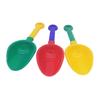 BRIGHTFUFU 3pcs PP Sand Scoop Lightweight Beach for Bright Random Colors Safe Plastic Material Easy to Clean and Hold Promotes Cognitive and Imaginative Play Random Color view 1
