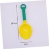 BRIGHTFUFU 3pcs PP Sand Scoop Lightweight Beach for Bright Random Colors Safe Plastic Material Easy to Clean and Hold Promotes Cognitive and Imaginative Play Random Color view 2