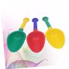 BRIGHTFUFU 3pcs PP Sand Scoop Lightweight Beach for Bright Random Colors Safe Plastic Material Easy to Clean and Hold Promotes Cognitive and Imaginative Play Random Color view 3