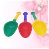 BRIGHTFUFU 3pcs PP Sand Scoop Lightweight Beach for Bright Random Colors Safe Plastic Material Easy to Clean and Hold Promotes Cognitive and Imaginative Play Random Color view 4