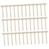 Gogogmee 36pcs Wooden Mallets Solid Wood Hammer for Boys and Interactive Birthday Safe Smooth Finish Educational Pounding Accessories for Play view 1