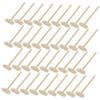 COOLHIYA 36pcs Wooden Hammer Solid Mallet for Boys Safe Smooth Surface Educational Pounding Tools for Muscle Development and Interactive Play view 1