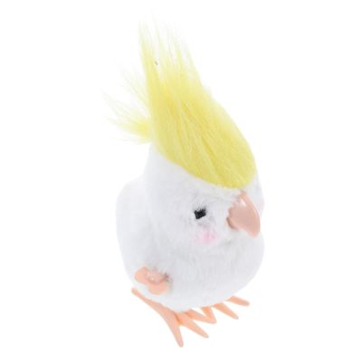 BCOATH Windup Plush Animal Cute Clockwork Parrot Easter Party Favor Compact Walk for Indoor Outdoor Play Classroom Reward