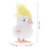 BCOATH Windup Plush Animal Cute Clockwork Parrot Easter Party Favor Compact Walk for Indoor Outdoor Play Classroom Reward view 2