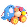 LALADEFIEE Cartoon Elephant Pull String Pulling Cart for Creative Animal Walking to Develop Practical Skills and Observation Fun Walker for Play view 1