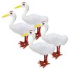 FELTECHELECTR 4Pcs Wind-up Crane Clockwork Animals for Educational Jumping to Develop Neck Muscles and Hand-Eye Coordination Party Favors for Birthday Bags view 1