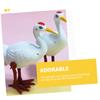 FELTECHELECTR 4Pcs Wind-up Crane Clockwork Animals for Educational Jumping to Develop Neck Muscles and Hand-Eye Coordination Party Favors for Birthday Bags view 3