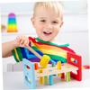 Totority 2Pcs Hammering Pounding Bench for Motor Skill Development Interactive Montessori for Cognitive Learning and Fun Whacking Game Entertainment view 4