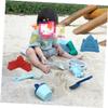 BCOATH Beach Set Portable Castle Sand Playset for Lightweight Plastic Sand Dredging Tools Creative Outdoor Fun for Boys view 4