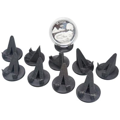 3DEXL 10pcs Universal Coin Display Stand Holders Fits All Coins & Challenge Medallions