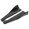 2Pcs Side Skirt Rocker Splitters Lip Winglet Wing, Carbon Car Kit, 189in. ABS Side Splitter Extension for Rear Bumper, Enhances Aerodynamics and Sporty Look view 2