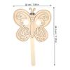 BCOATH 6Pcs Blank Animal Masks DIY Painting Wooden Craft for Birthday Party Masquerade Cosplay Creative Fine Motor Skill Development Hand-eye Coordination Activity view 4
