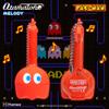 Otamatone Melody Original PAC-Man Electronic Portable Music Toy Player Synthesizer from Japan by Maywa Denki Officially Licensed Merchandise with English Instructions Keychain Accessory - Blinky view 2