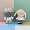 niannyyhouse Plush Doll Clothes, Rabbit Theme Dress-Up Accessories Set for 8 Inch Stuffed Animals, 20cm (Gray) view 4