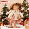 ALPHAINFUSE Handmade Waldorf Doll, Handmade Crocheted Vintage Cute Doll view 3