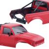 DJX SCX24 Body Shell with Bed Rack for Axial SCX24 C10 Bronco Wrangler Base Camp 1/24 RC Crawler Car (Red) view 2