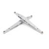 For Axial RBX10 For Ryft 1/10 2Pcs Metal Rear Trailing Arm For Swing Linkage Link Rod Pull RC Crawler Parts Accessories Replacement RC Car Upgrade Part(Silver) view 1