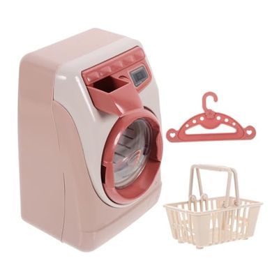 FELTECHELECTR Educational Pretend Play Washing Machine for Smooth Safe Surface Lightweight Design Creative Role Play Appliance for Simulation