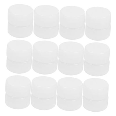 HAKIDZEL 50Pcs Rattle Plastic Ring Boxes Noise Making Accessories for DIY Craft Smooth Bells for Sewing and Sensory Play