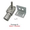 VUQLDHAYZ DC Worm Electronic Starter Geared Reducer JGY-370-M8 6-24V 6-150RPM Self-Lock Turbine M8 33mm Package K 12V 30rpm view 3